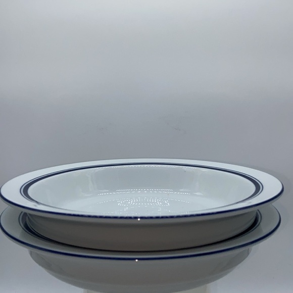 Set of 2 Vintage Dansk Bistro Blue Rimmed Soup Cereal Bowls - Picture 6 of 7